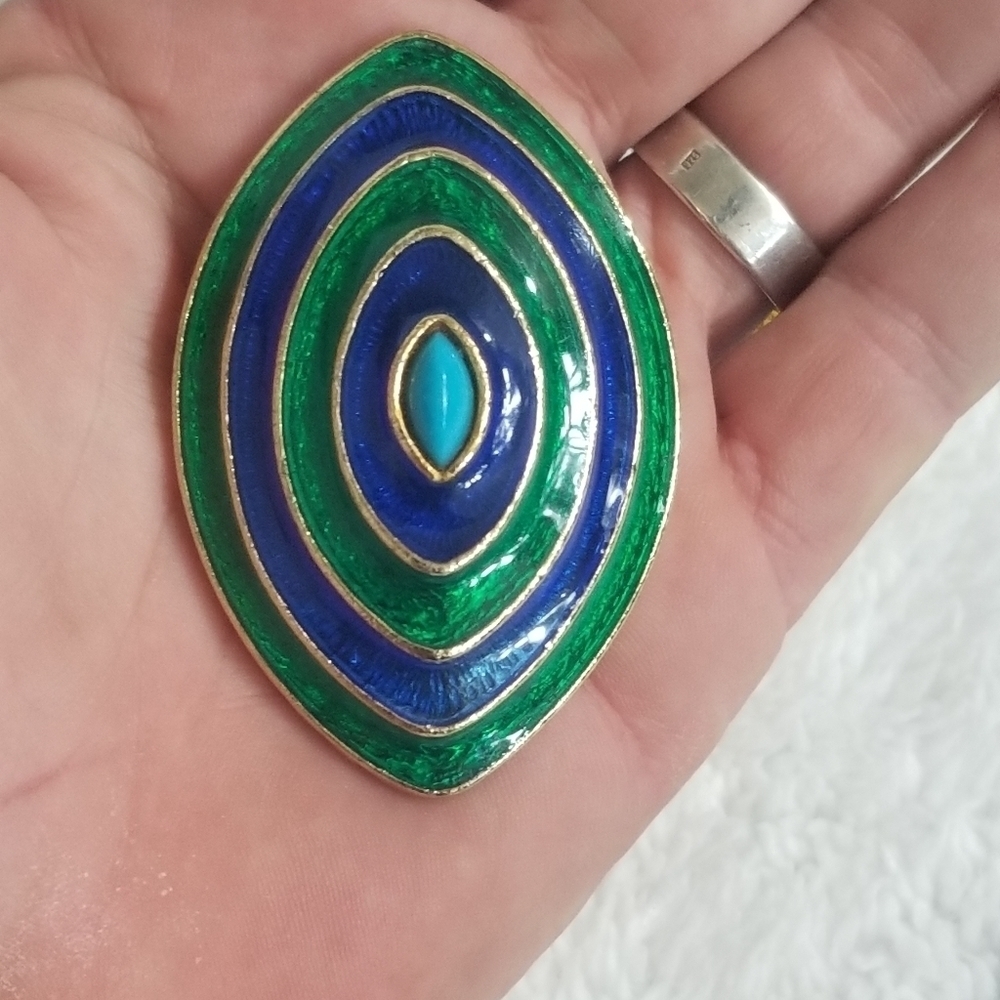 Vintage 1960's Forenza Enamel Brooch